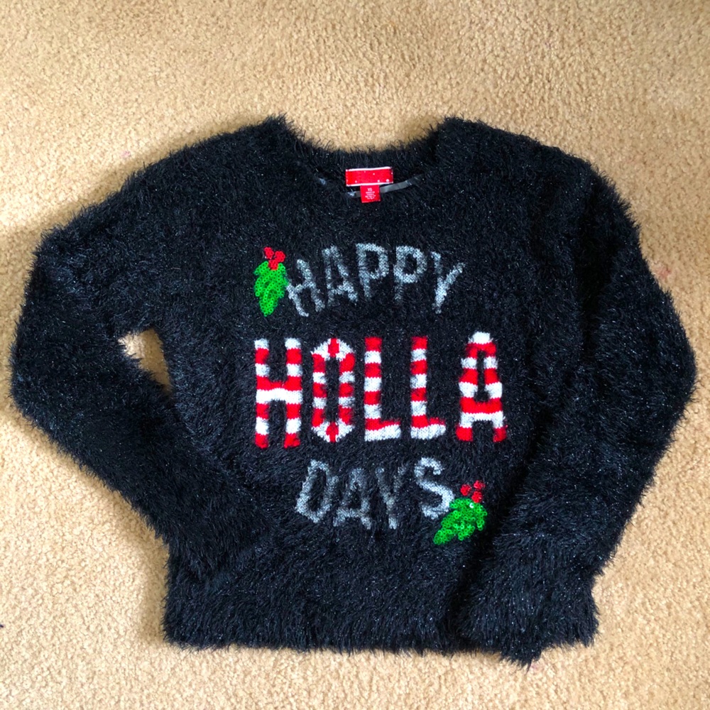 Holiday Sweater /XS/ “Happy HOLLA Days”